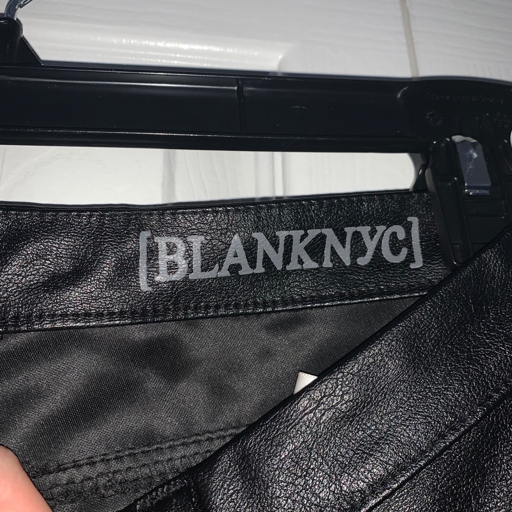 Blank NYC Leather pants